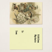 Victoriaans stijl cadeau Labels ~ Reisgasten Bezoe Visitekaartjes (Voorkant /achterkant)