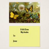 Victoriaans stijl cadeau Labels ~ Vlinders Vlinder Visitekaartje (Voorkant /achterkant)