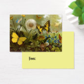 Victoriaans stijl cadeau Labels ~ Vlinders Vlinder Visitekaartje (Bureau)