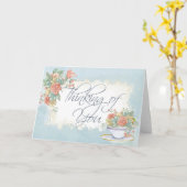 Victoriaans stijl denken aan je Kaart (Gele Bloem)