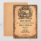  Victoriaans stijl griezelige  partij Kaart (Voorkant / Achterkant)