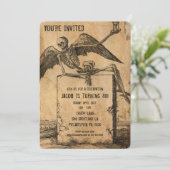 Victoriaans stijl griezelige partij Kaart (Staand voorkant)