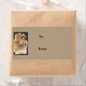 Victoriaans Stijl Kerst sticker Gift Labels (Insitu)