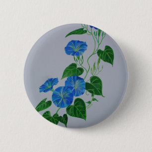 Victoriaans stijlochtendgloren Wilde bloem Ronde Button 5,7 Cm