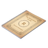 Victoriaans stijlreisblad Notitieboek (Linkerzijde)