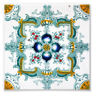  Victoriaans stijlwand-Tegel Foto Afdruk