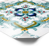  Victoriaans stijlwand-Tegel Foto Afdruk (Hoek)