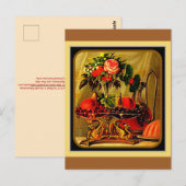 Victoriaans stilleven briefkaart (Voorkant / Achterkant)