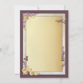 Victoriaans stoampunk bruiloft-uitnodigingen kaart (Achterkant)