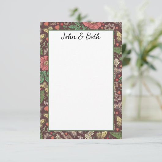 Victoriaans stoampunk  vlindersleutels bedankkaart (Staand voorkant)