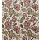  Victoriaans stoffig roze floranje patroon Douchegordijn (Voorkant)