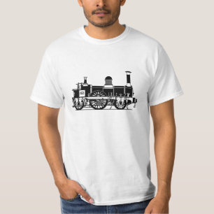 Victoriaans stoomtrein - voor locomotieven t-shirt