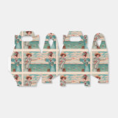 Victoriaans strand liefde dressy oceaan bruiloft p bedankdoosjes (Uitgevouwen)