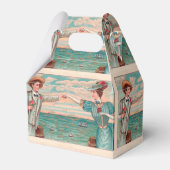 Victoriaans strand liefde dressy oceaan bruiloft p bedankdoosjes (Voorkant Zijde)