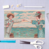 Victoriaans strand liefde dressy oceaan bruiloft p tissuepapier (Craft)