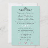  Victoriaans Strandwalvis Huwelijksuitnodigingen Kaart (Achterkant)