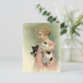  VICTORIAANS Stray Pet neemt het BRIEFKAART van de (Staand voorkant)