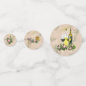 Victoriaans Struik Garden Wedding Confetti (Achterkanten)