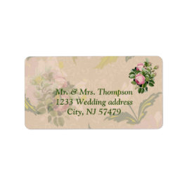 Victoriaans Struik Garden Wedding Labels