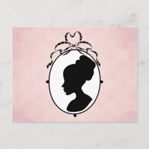 Victoriaans Style 60s Cameo Briefkaart