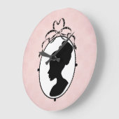 Victoriaans Style 60s Cameo Grote Klok (Hoek)