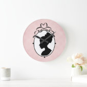 Victoriaans Style 60s Cameo Grote Klok (Huis)