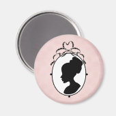 Victoriaans Style 60s Cameo Magneet (Voorkant / Achterkant)