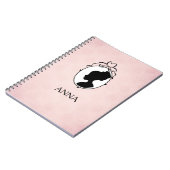 Victoriaans Style 60s Cameo Notitieboek (Linkerzijde)