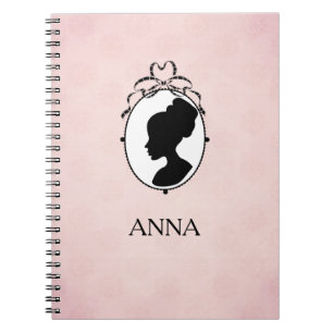 Victoriaans Style 60s Cameo Notitieboek