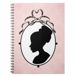 Victoriaans Style 60s Cameo Notitieboek