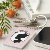 Victoriaans Style 60s Cameo Sleutelhanger (Voorkant Rechts)