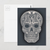 Victoriaans suikerschedel briefkaart (Voorkant / Achterkant)