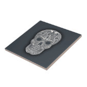 Victoriaans suikerschedel tegeltje (Zijkant)