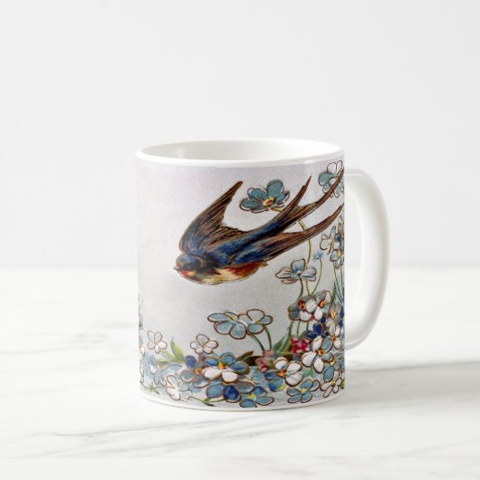 Victoriaans SWallows Mok (Voorkant rechts)