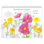 Victoriaans taal van bloemen kalender (Hoes)