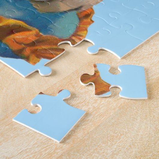 Victoriaans tabby cat legpuzzel (Zijkant)