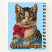 Victoriaans tabby cat notitieboek (Achterkant)