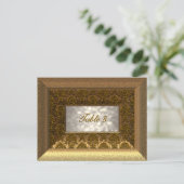 Victoriaans-tabelnummerkaart Briefkaart (Staand voorkant)