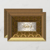 Victoriaans-tabelnummerkaart Briefkaart (Voorkant / Achterkant)