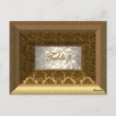 Victoriaans-tabelnummerkaart Briefkaart (Achterkant)