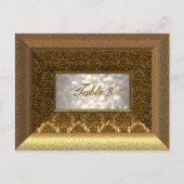 Victoriaans-tabelnummerkaart Briefkaart (Voorkant)