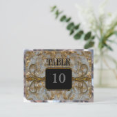 Victoriaans tabelnummerkaart briefkaart (Staand voorkant)