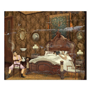 Victoriaans tablet foto afdruk