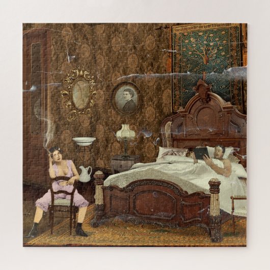 Victoriaans tablet legpuzzel (Horizontaal)