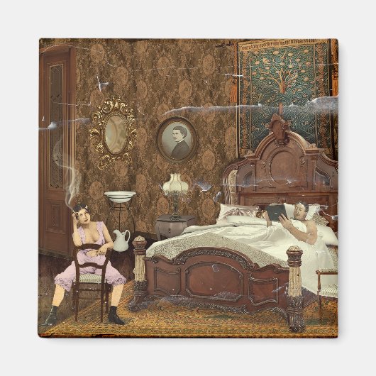 Victoriaans tablet magneet (Voorkant)