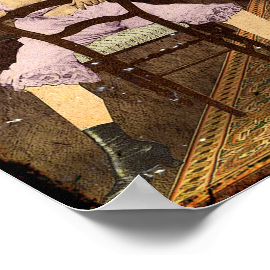 Victoriaans tablet poster (Hoek)