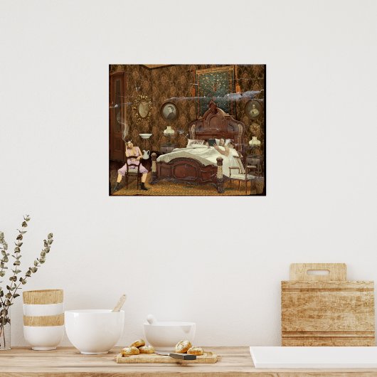 Victoriaans tablet poster (Keuken)