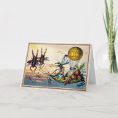  Victoriaans tandbaars Feestdagen Kaart (Voorkant)