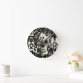 Victoriaans tandheelkundige schedel ronde klok (Huis)