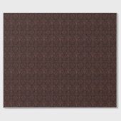 Victoriaans Tapestry  Damask Brown Classic Cadeaupapier (Vlak)